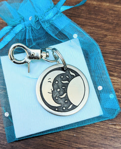 Sun and Moon Pet Tag