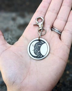 Sun and Moon Pet Tag