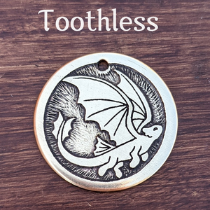 Toothless Pet Tag