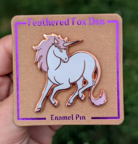 Pink Unicorn Pin
