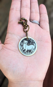 Spring Weasel Pet Tag