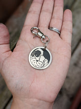 Load image into Gallery viewer, Border Collie/Sheep Pet Tag
