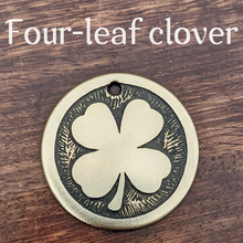 Load image into Gallery viewer, Four-leaf Clover Pet Tag
