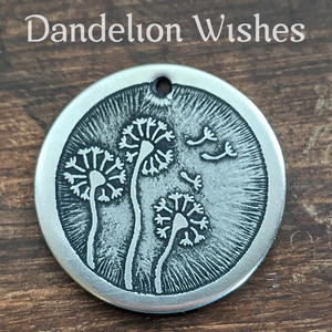 Dandelion Wishes Pet Tag