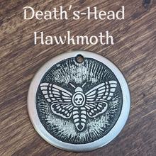 Load image into Gallery viewer, Death&#39;s-Head Hawkmoth Pet Tag
