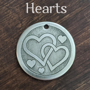 Hearts Pet Tag