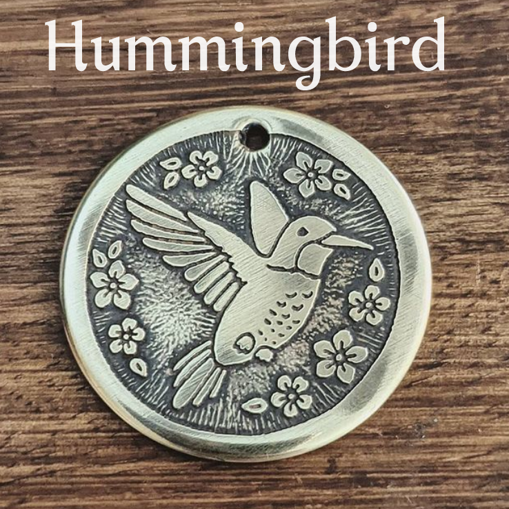 Hummingbird Pet Tag