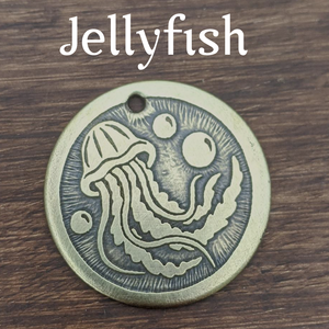 Jellyfish Pet Tag