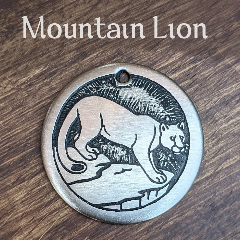 Mountain Lion Pet Tag