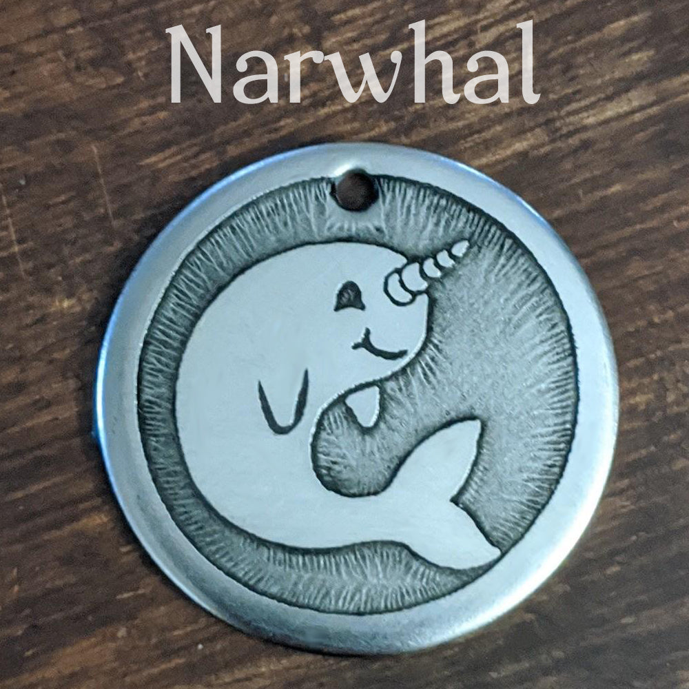 Narwhal Pet Tag