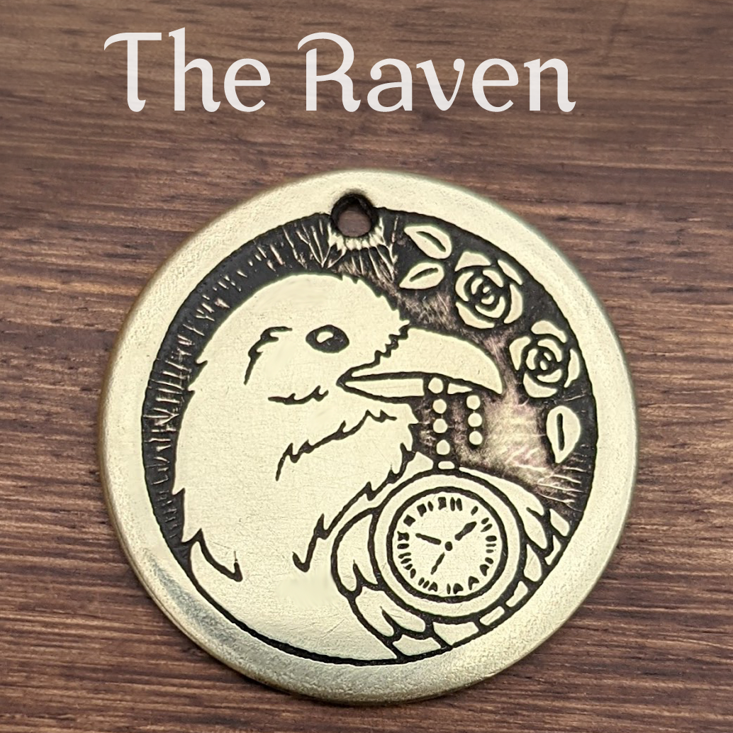 The Raven Pet Tag