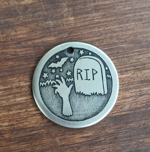 Rest in Peace Pet Tag