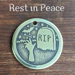 Rest in Peace Pet Tag