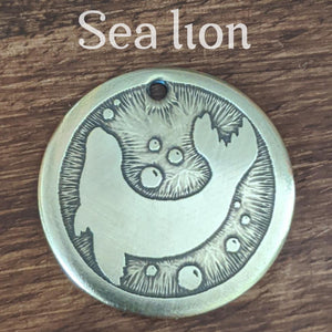 Sea lion Pet Tag