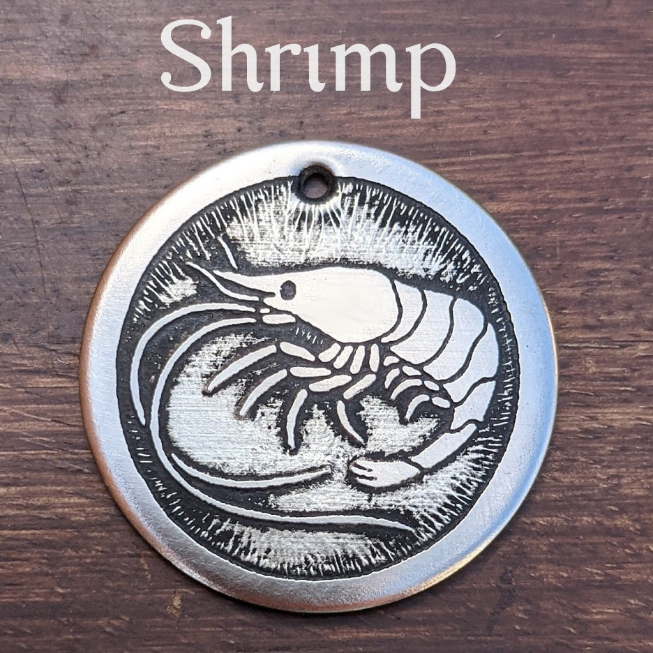 Shrimp Pet Tag