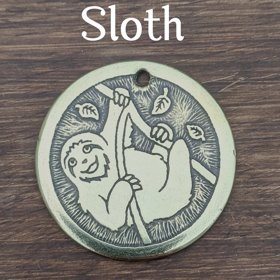 Sloth Pet Tag