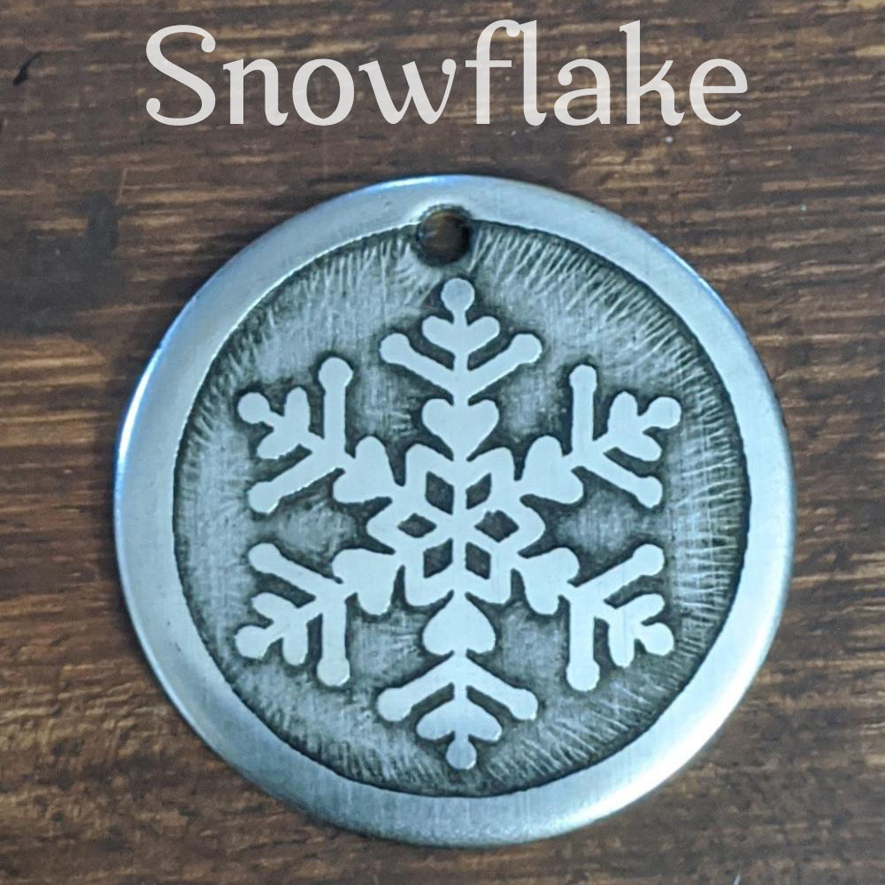 Snowflake Pet Tag