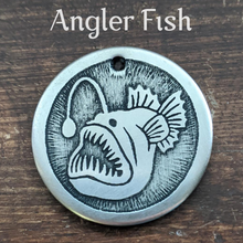 Load image into Gallery viewer, Angler Fish Pet Tag
