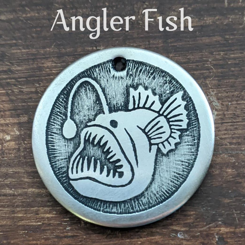 Angler Fish Pet Tag