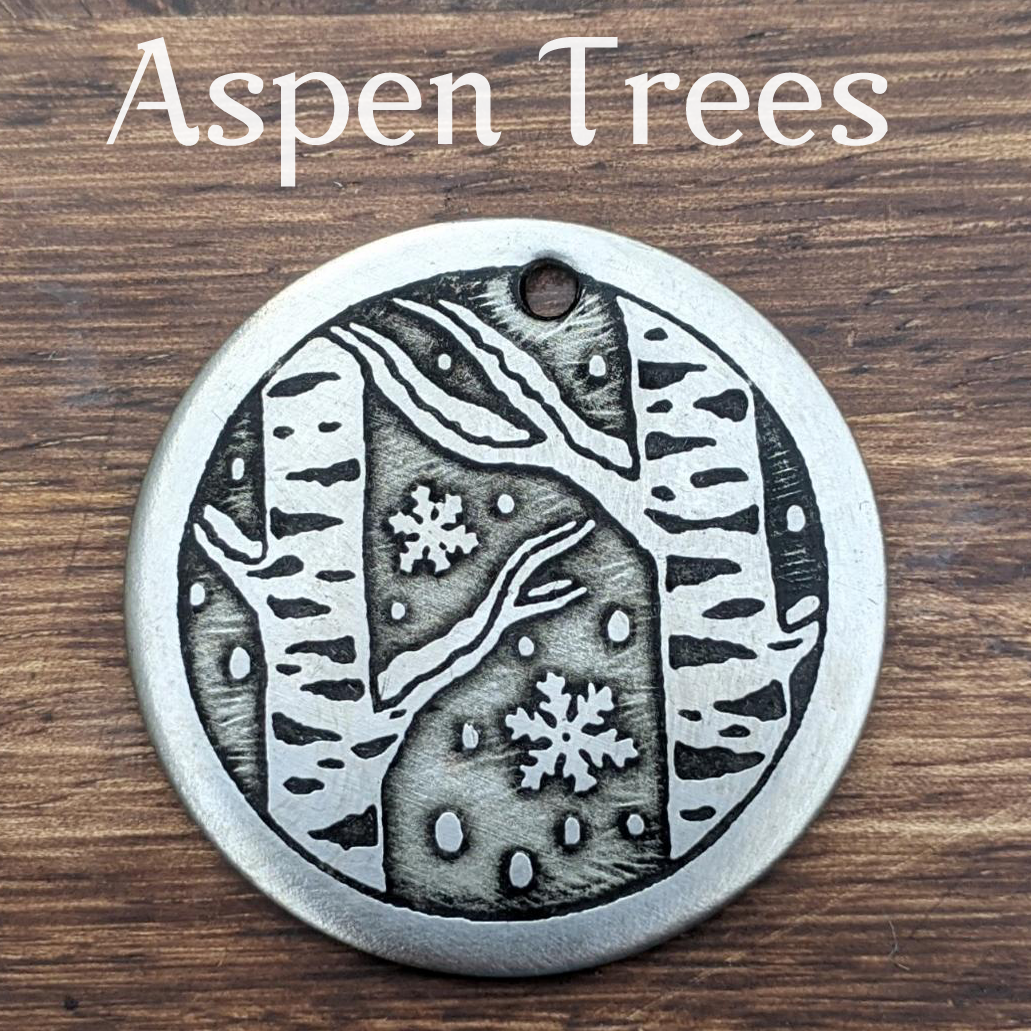 Aspen Trees Pet Tag