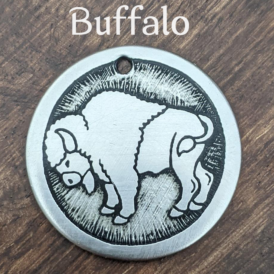 Buffalo Pet Tag