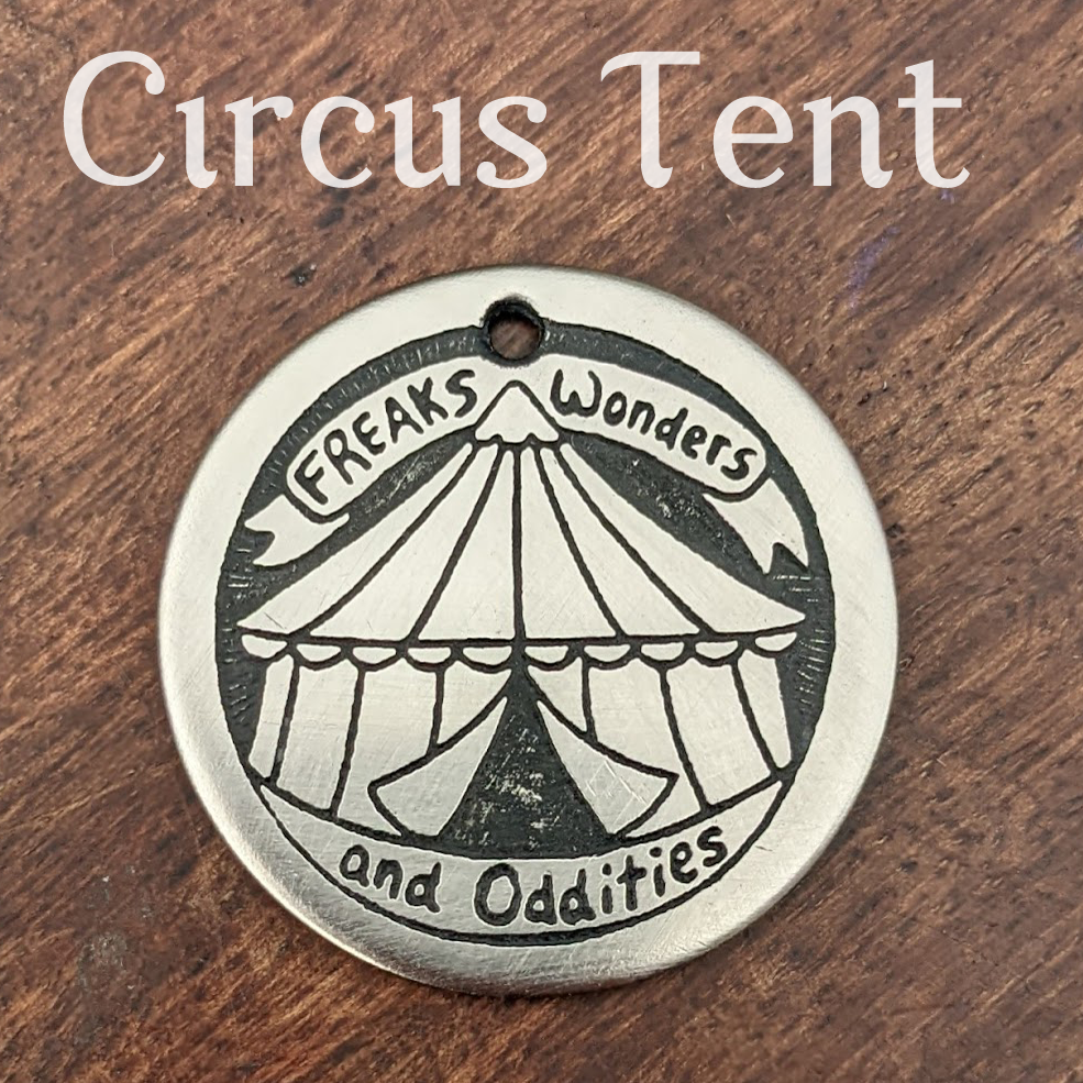 Circus Tent Pet Tag