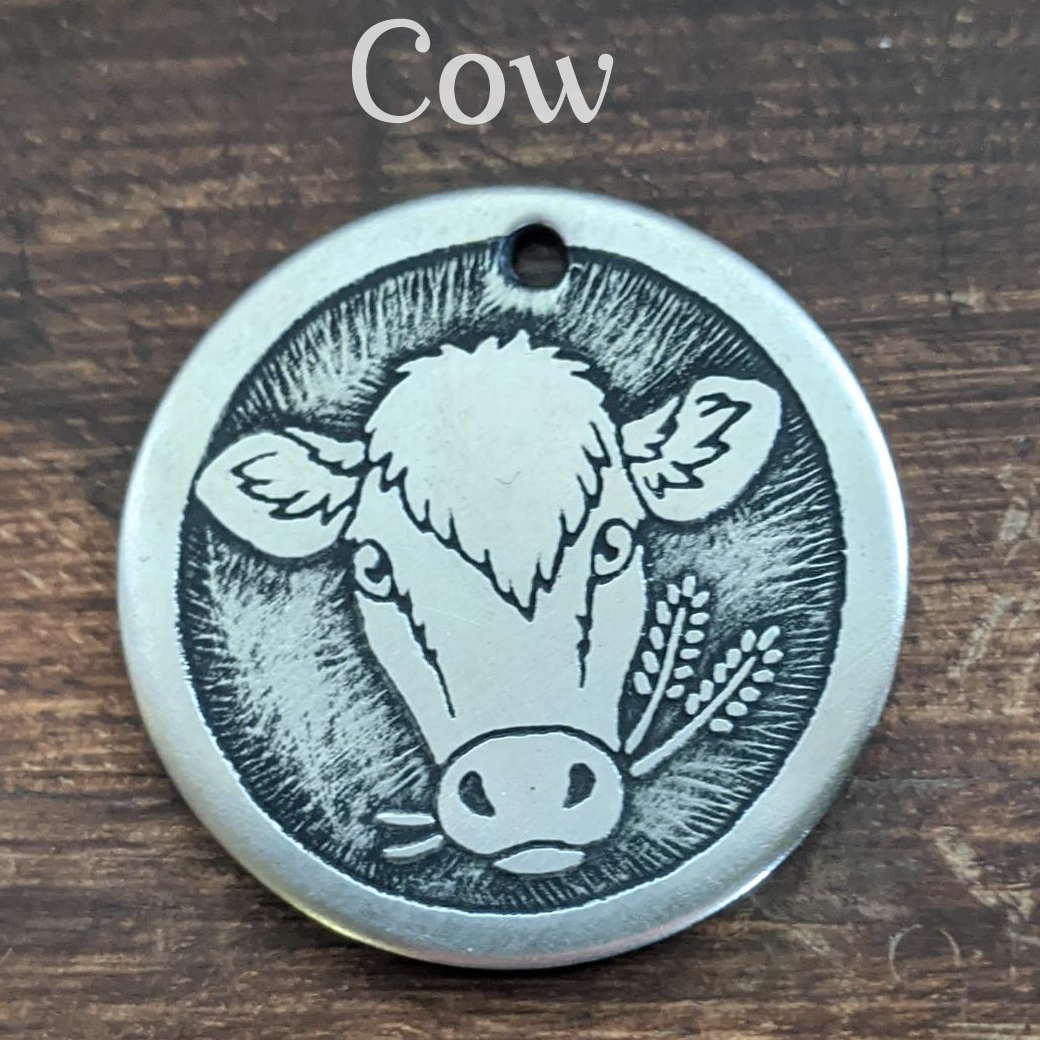 Cow Pet Tag