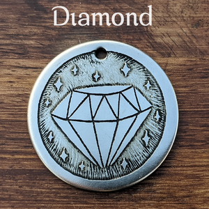 Diamond Pet Tag