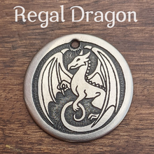 Load image into Gallery viewer, Regal Dragon Pet Tag
