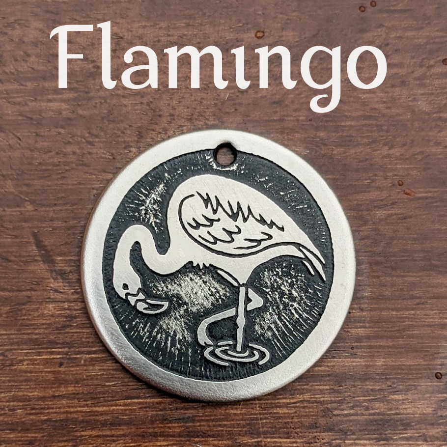 Flamingo Pet Tag