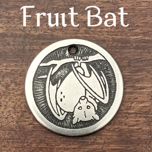 Fruit Bat Pet Tag