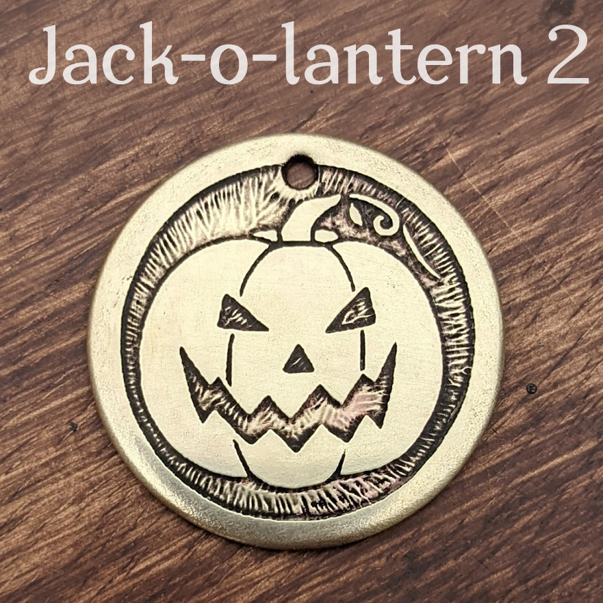 Jack-o-lantern 2 Pet Tag