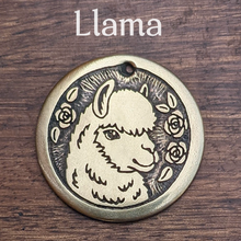 Load image into Gallery viewer, Llama Pet Tag
