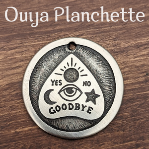 Ouija Planchette Pet Tag