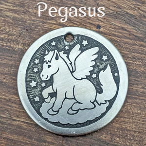 Pegasus Pet Tag