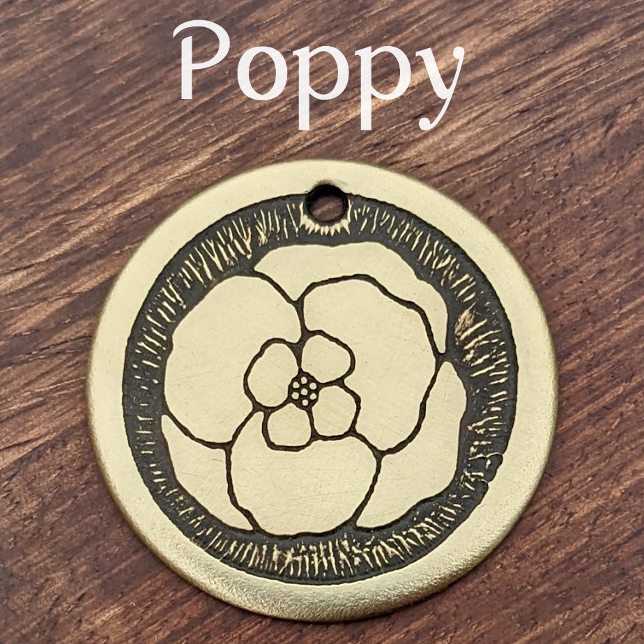 Poppy Pet Tag