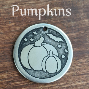 Pumpkin Pet Tag