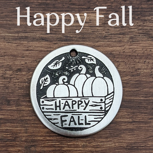 Happy Fall Pet Tag