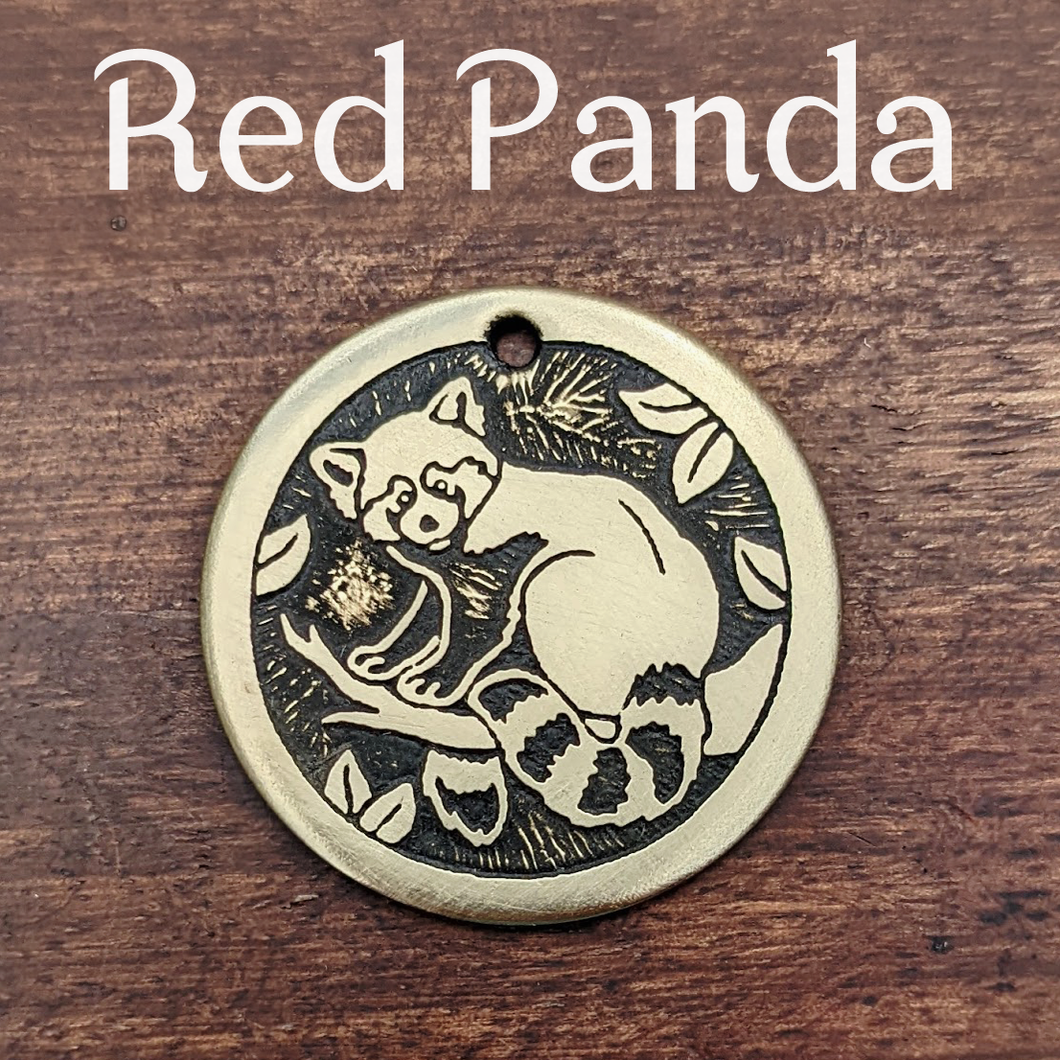 Red Panda Pet Tag