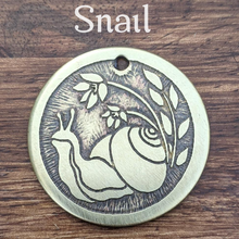 Load image into Gallery viewer, Snail Pet Tag
