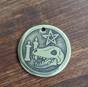 Spooky Skull Tag