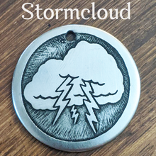 Load image into Gallery viewer, Stormcloud Pet Tag
