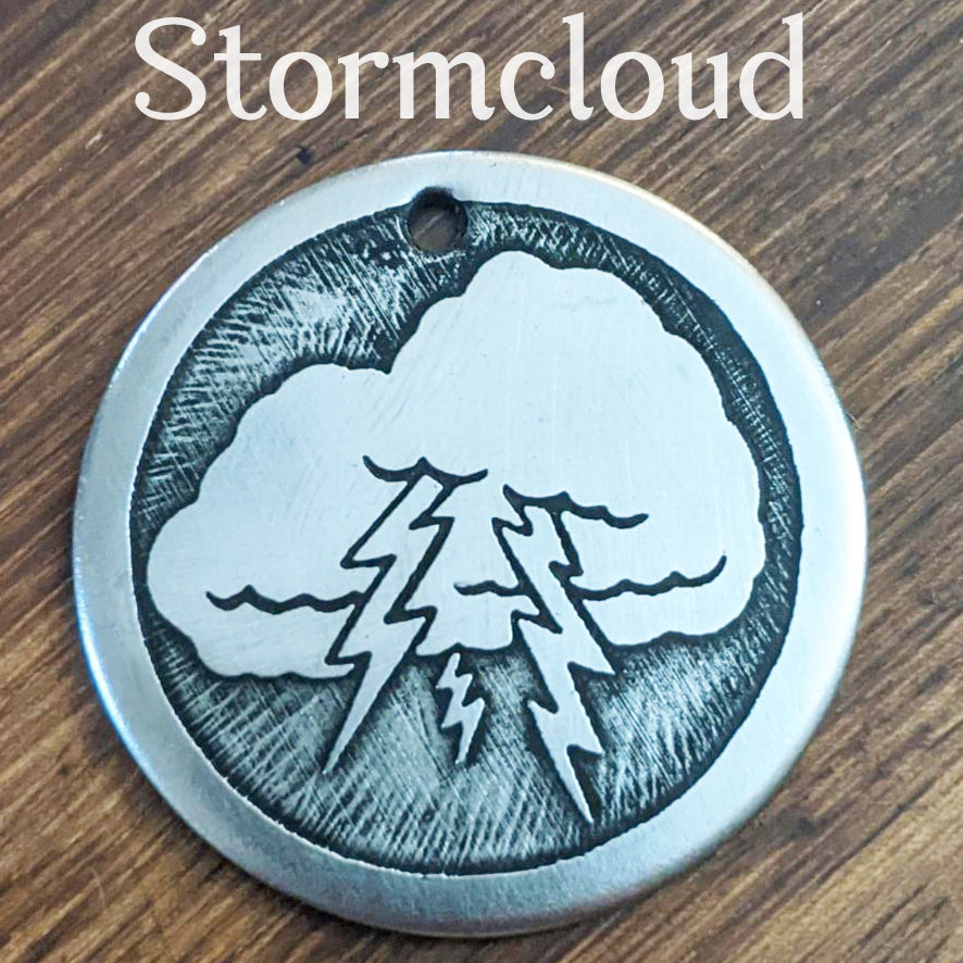 Stormcloud Pet Tag