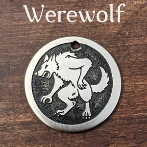 Werewolf Pet Tag